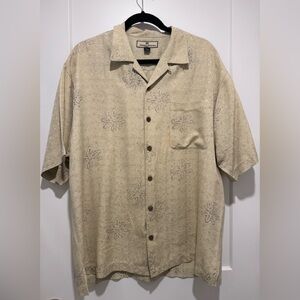 Tommy Bahama Silk Button Down Short Sleeve Shirt
